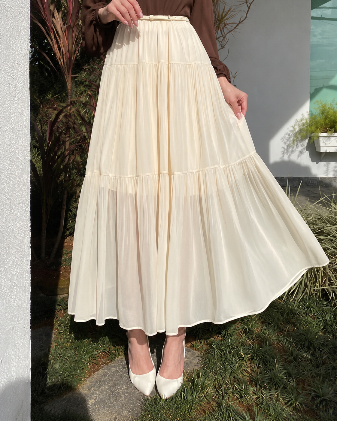 Saia Évora Chiffon Fluida - imagem 3