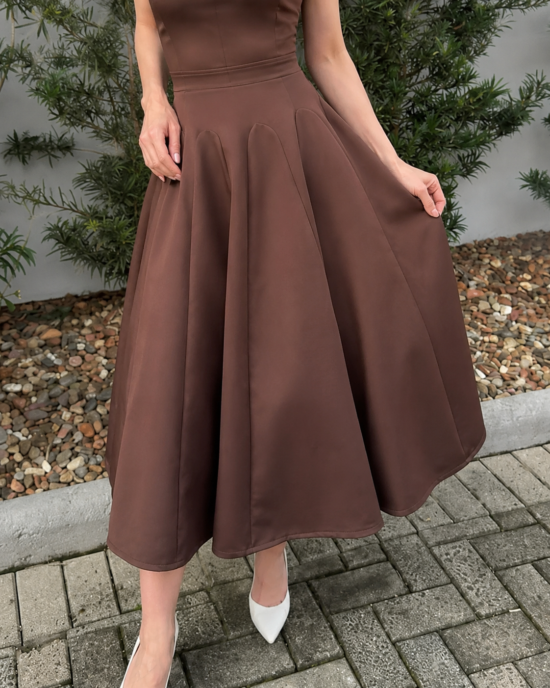 Vestido Évora Aurora Café - imagem 8