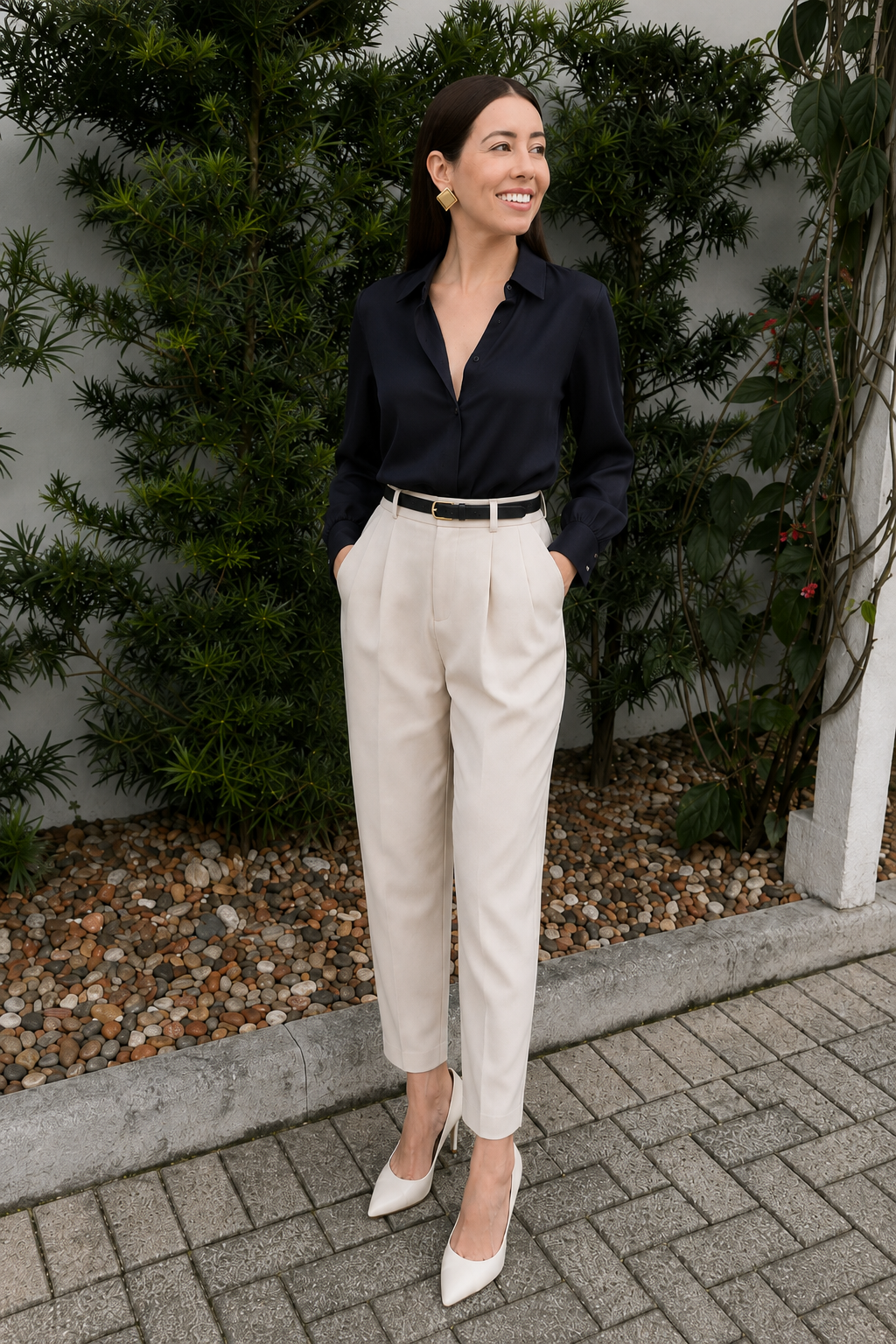 Calça Évora Alfaiataria Off-White - imagem 7
