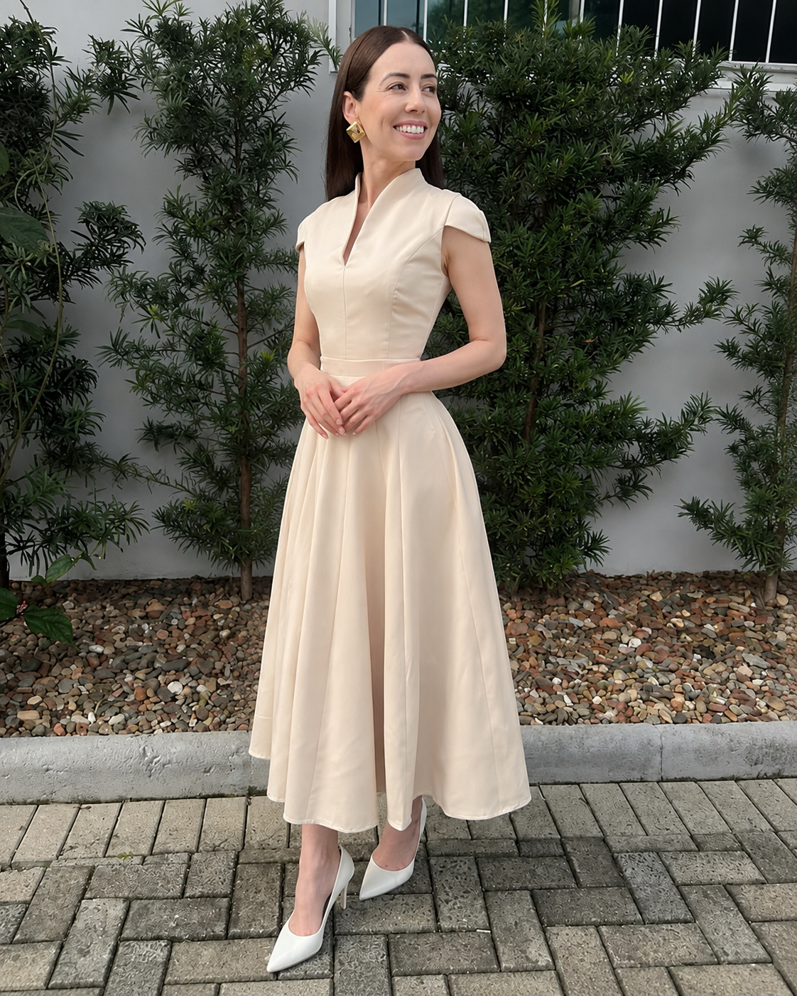 Vestido Évora Aurora Marfim - imagem 3