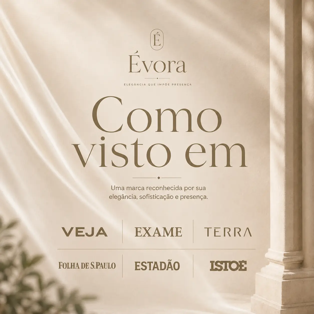 Loja Évora como visto na imprensa