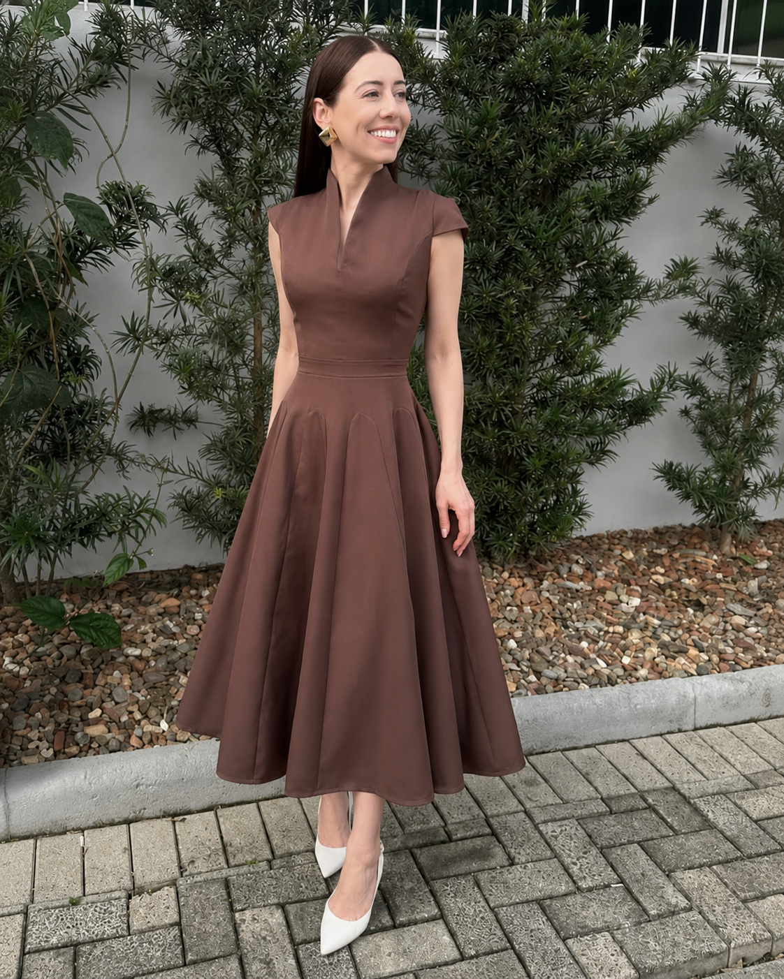 Vestido Évora Aurora Café - imagem 2