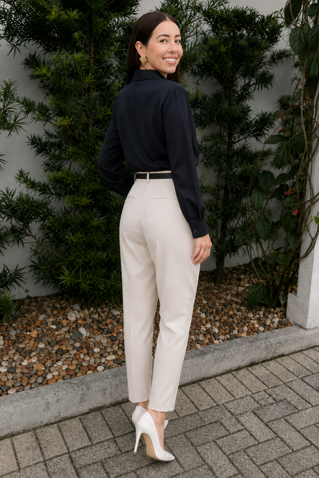 Calça Évora Alfaiataria Off-White - imagem 5
