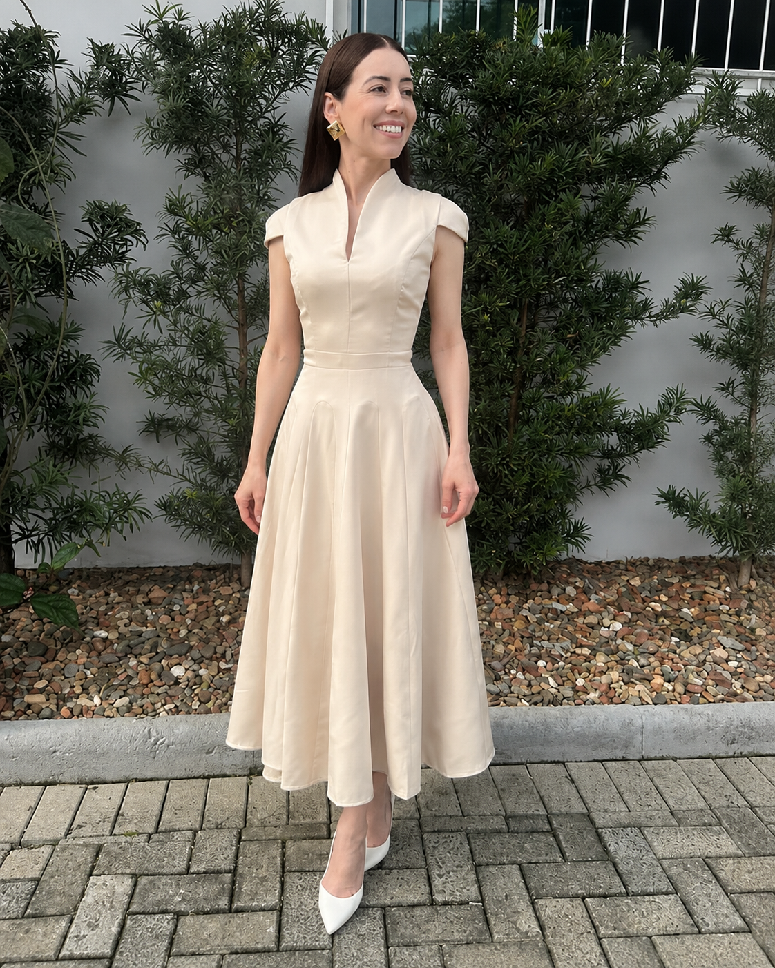 Vestido Évora Aurora Marfim